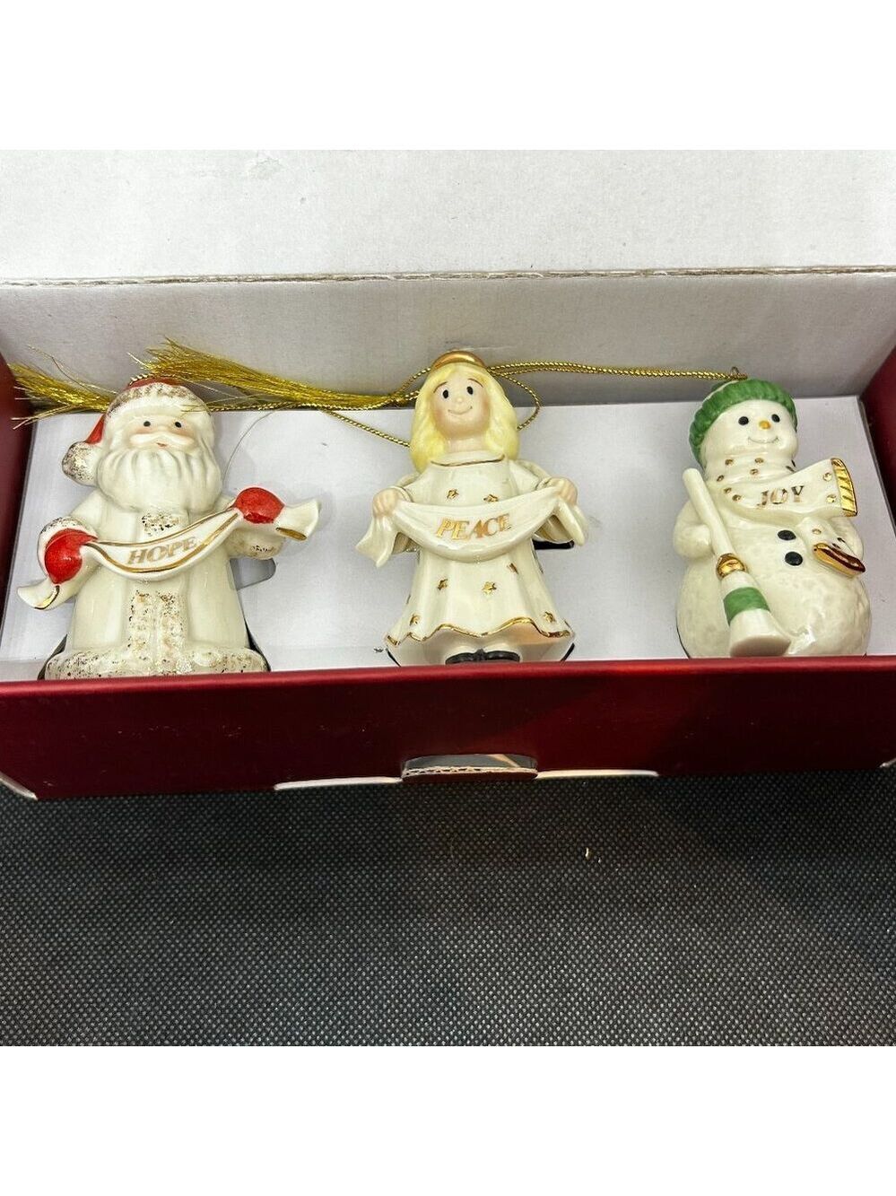 Lenox Festive Friends Set Of 3 ornament - Picture 2 of 9